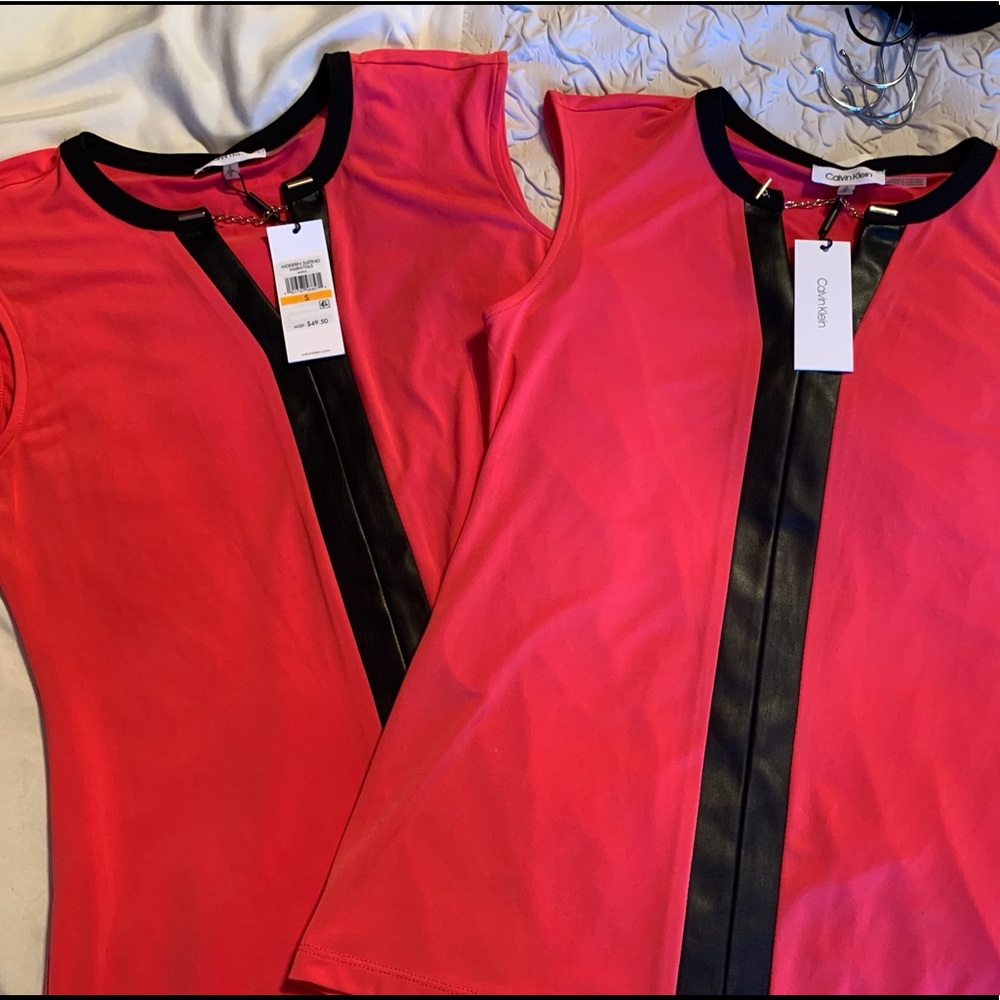 New w/Tags Calvin Klein Sleeveless Dress Blouse
